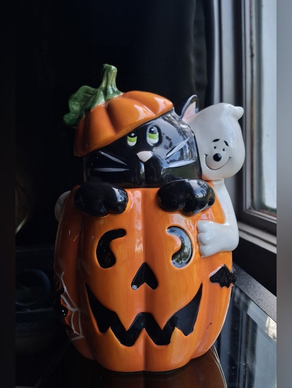 Vintage David's Cookie's Spooky Halloween Cookie Jar